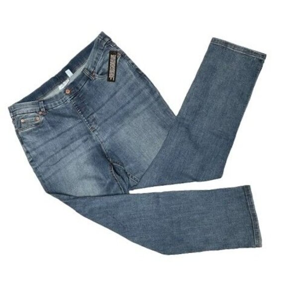 Denim & Co. Canyon Retreat Easy Stretch Denim Jean 6 PETITE (404) - Picture 4 of 4